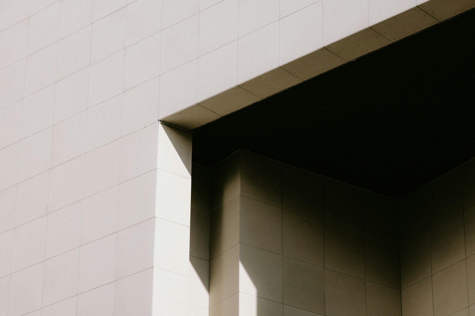 Abstract architectural light and shadow